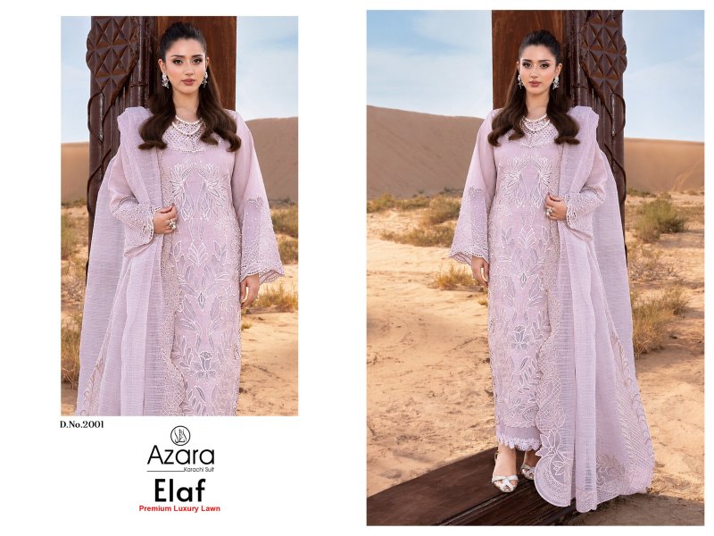 Elaf Premium 2 By Radhika Azara Pure Cotton Dress Material